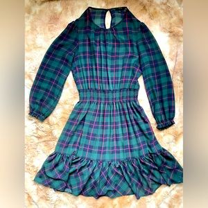 JCrew tartan dress